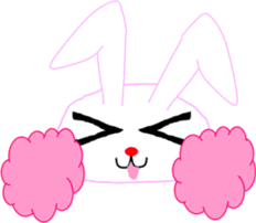 " Utchi " of rabbit mochi sticker #12007055