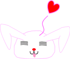 " Utchi " of rabbit mochi sticker #12007057