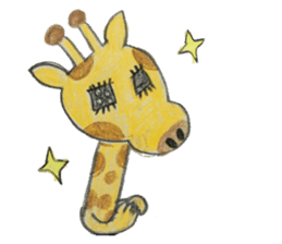it is a giraffes sticker #12007207