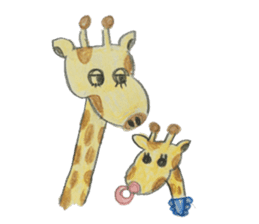 it is a giraffes sticker #12007237