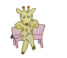 it is a giraffes sticker #12007243