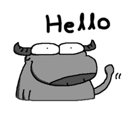 Mookun the water buffalo #2 sticker #12007446