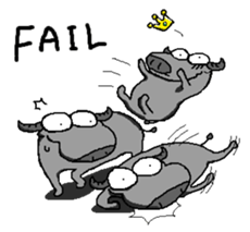 Mookun the water buffalo #2 sticker #12007463