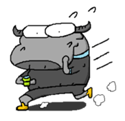 Mookun the water buffalo #2 sticker #12007474