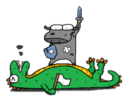 Mookun the water buffalo #2 sticker #12007481