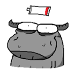 Mookun the water buffalo #2 sticker #12007485