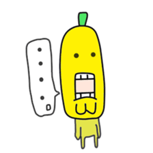 Chin banana.Daily conversation(world sticker #12007736