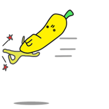Chin banana.Daily conversation(world sticker #12007740