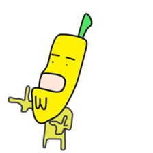 Chin banana.Daily conversation(world sticker #12007741