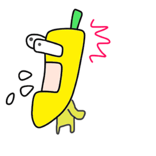 Chin banana.Daily conversation(world sticker #12007754