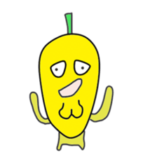 Chin banana.Daily conversation(world sticker #12007760