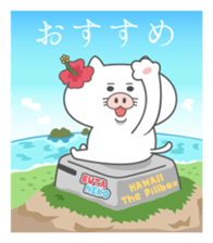 Butaneko city Hawaii Sticker sticker #12008023