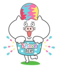 Butaneko city Hawaii Sticker sticker #12008040