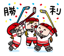 Women's ice hockey team sticker #12008580