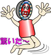 BUTTON MAN (1) sticker #12008699