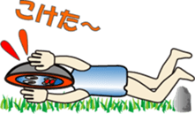 BUTTON MAN (1) sticker #12008711