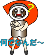 BUTTON MAN (1) sticker #12008713