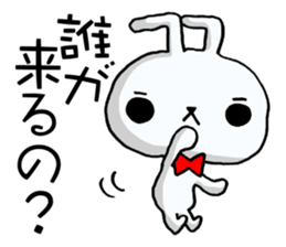 The rabbit which swelled up 4! sticker #12008812