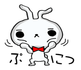 The rabbit which swelled up 4! sticker #12008839