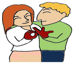 Unique people in neighborhood sticker #12008898