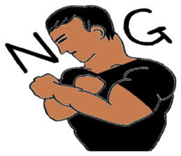 Unique people in neighborhood sticker #12008899