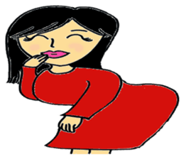 Unique people in neighborhood sticker #12008912