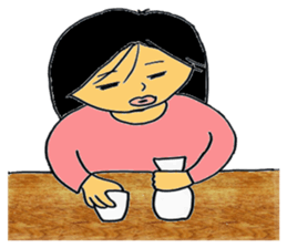 Unique people in neighborhood sticker #12008925