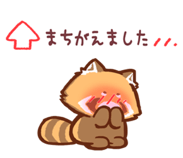 Red Panda Sticker2 sticker #12009007