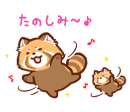 Red Panda Sticker2 sticker #12009008