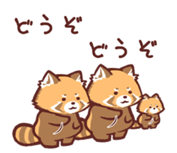 Red Panda Sticker2 sticker #12009012