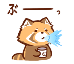 Red Panda Sticker2 sticker #12009015
