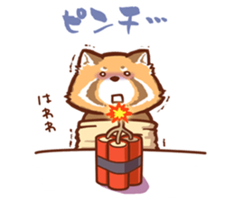 Red Panda Sticker2 sticker #12009016