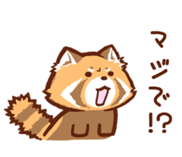 Red Panda Sticker2 sticker #12009018