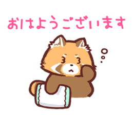 Red Panda Sticker2 sticker #12009024