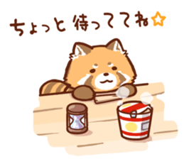 Red Panda Sticker2 sticker #12009026