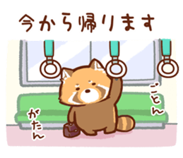 Red Panda Sticker2 sticker #12009028