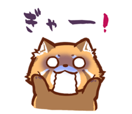 Red Panda Sticker2 sticker #12009039