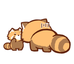 Red Panda Sticker2 sticker #12009044