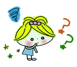 Very convenient! Girlie sticker sticker #12009457