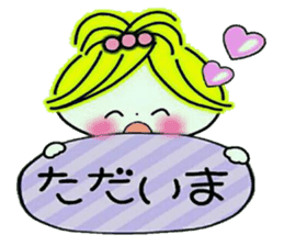 Very convenient! Girlie sticker sticker #12009477