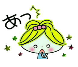 Very convenient! Girlie sticker sticker #12009481