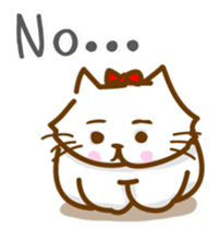 The cat loves taking a walk. sticker #12009609