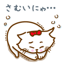 The cat loves taking a walk. sticker #12009623