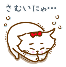 The cat loves taking a walk. sticker #12009623