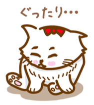 The cat loves taking a walk. sticker #12009629