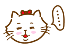 The cat loves taking a walk. sticker #12009640