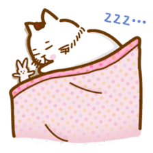 The cat loves taking a walk. sticker #12009645