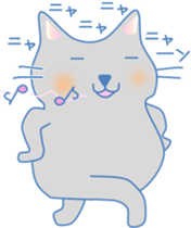 Meow meow cats 2 sticker #12009960