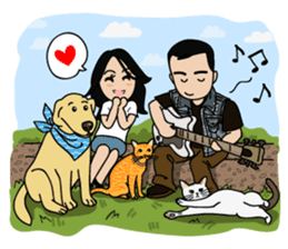 Rinko & Dikong sticker #12009972