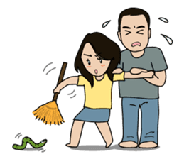 Rinko & Dikong sticker #12009981